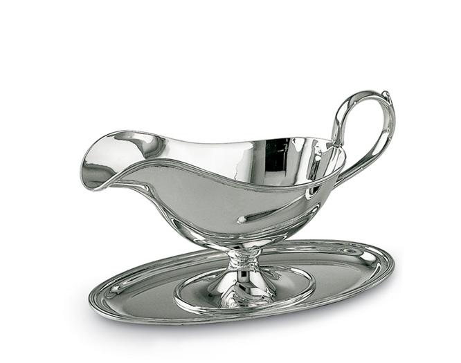 Salsiera argento Argenteria Dabbene Milano Liste Nozze Regali